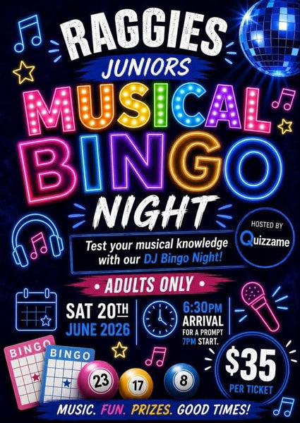 2026 Musical Bingo (Adults Only)