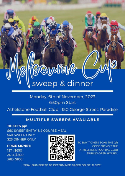 2023 Melbourne Cup Sweep and Dinner